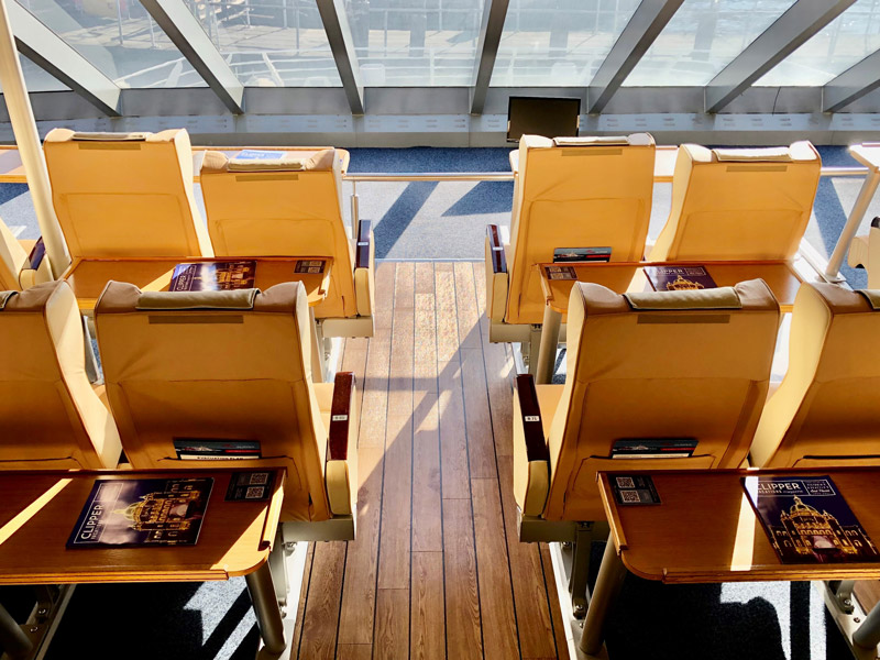 Comfort Class seating inside Victoria Clipper V